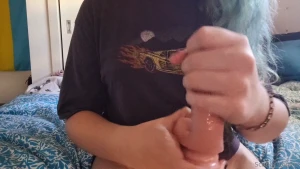 New anal video made a lil mess but hope you love my cute moans and my