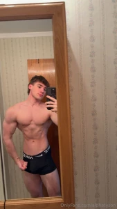 Big muscles bigger bulge