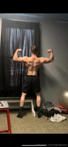 Bodybuilding photoshoot in my tight posing underwear limited to the