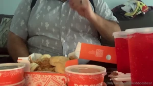 You bought your boss a family meal for four can he devour it all