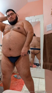 Trying on an old singlet and some jockstraps i m hungry after all that part 3