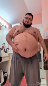 Trying on an old singlet and some jockstraps i m hungry after all that