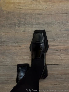 My new loafers black leather love when good boys pay attention to my