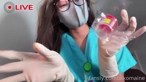 Nurse aiko ready for our live check up will start in 10mins don t be