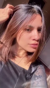 A goddess s face in the sun