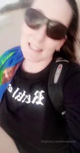 5am on the beach at agnes water this morning exposing my big titties