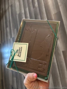 What would you do with this giant chunk of exquisite milk chocolate