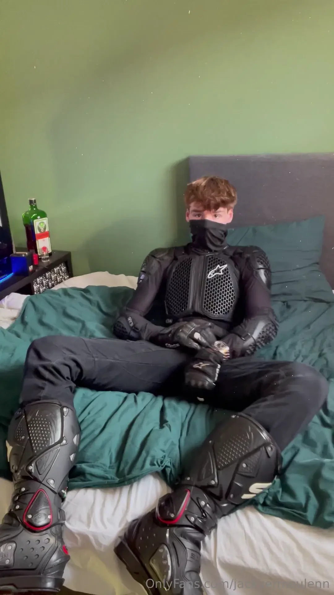 Fresh off the ride still in my gear but who says the fun has to stop 