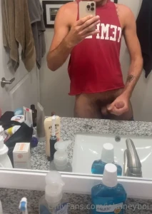 Cum shot after edging for the day