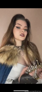 Playing with new cosplay ideas or a new excuse for eyeliner sharper