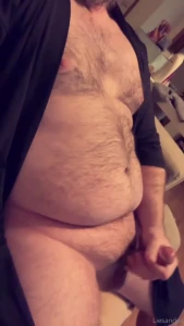 Stroking my hard cock on my days off is my favorite activity