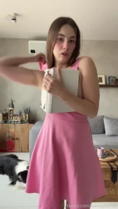 I put so much trust in this dress how do you like my teasing teen