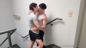 Flip fuck video 32 minutes fucking in the emergency stairs