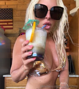 One hand on my drink the other waiting for you