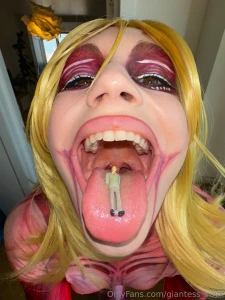 Mmm so tiny so helpless i can feel him squirming on my tongue you d