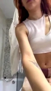 Ayer estaba haciendo un live mientras me duchaba y se los guard para