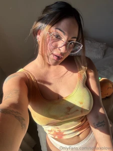 My usual chill outfit haha a top and a thong 3