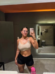 I m a bit sweaty i hope you don t find that gross or anything haha i m