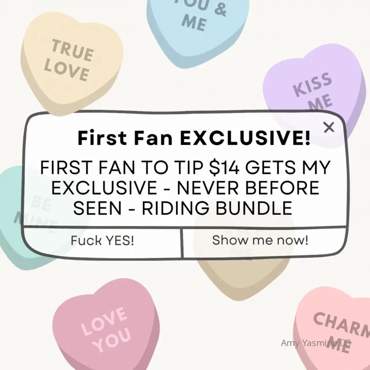 First fan to tip 14 gets my exclusive - never before seen - riding 