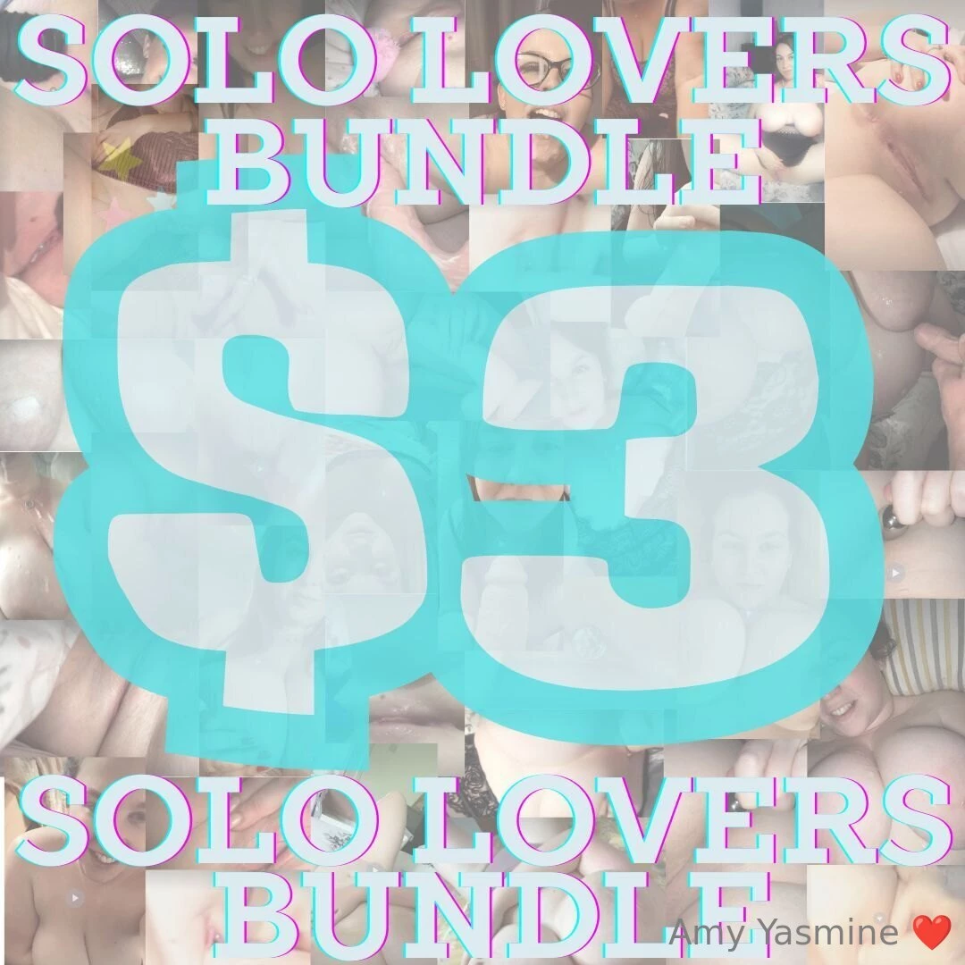 amy-yasmine - Solo lovers beware this is huge bundle you will bust to over and over 