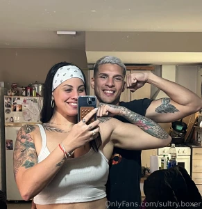 Two boxers for action