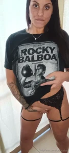 Do you like my rocky t-shirt my favorite movie and which is yours