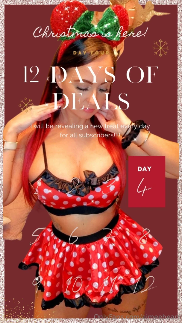 4 days of the christmas calander so far yours will be in your dms 