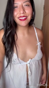 White lingerie i made these special videos with this tender but daring