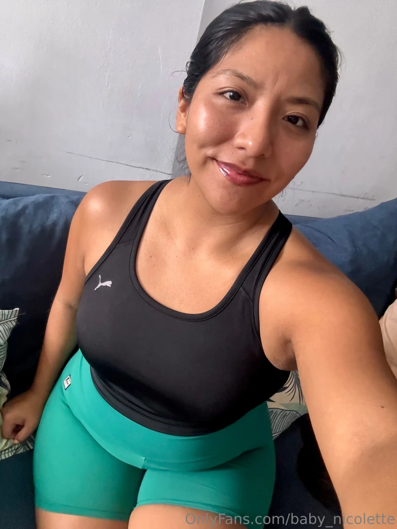 After working out hard 