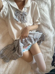 Skirt and stockings outfit picture set exclusive to ppv includes seven part 8