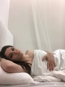 White sheets like clouds sheltering me from the sun the morning calls