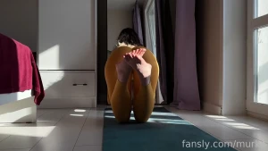 Video pov masturbation after yoga student sporty amateur shy yogagirl