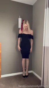 Classy fyp tight dress heels blonde funsized