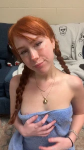 Selfie time or time to tease redhed ginger foxygirl gfe hornyteen lewd part 3