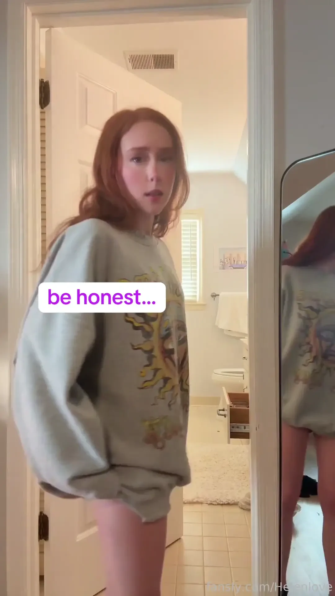 Is it spankable be honest redhed ginger foxygirl gfe hornyteen lewd 