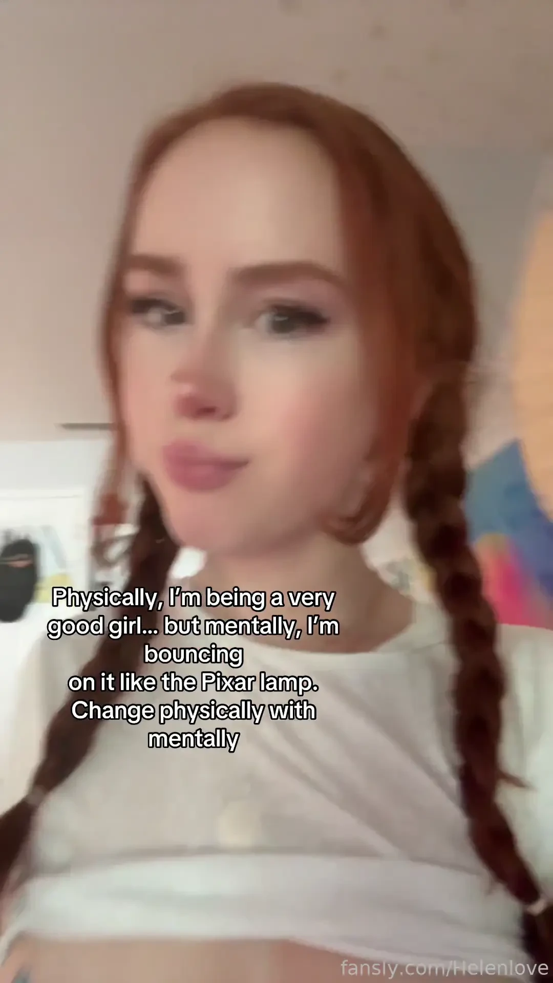 Would i bounce like a pixar lamp while i m on top redhed ginger 