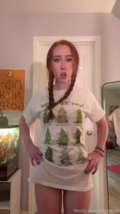 Am i being a little naughty redhed ginger foxygirl gfe hornyteen lewd