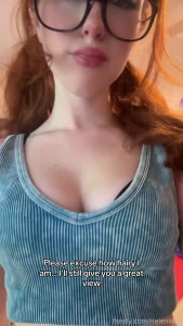 Did that look hairy to you redhed ginger foxygirl gfe hornyteen lewd