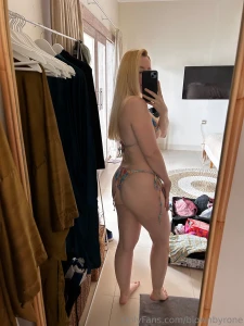 I m the only one in a thong bikini around here in case you were