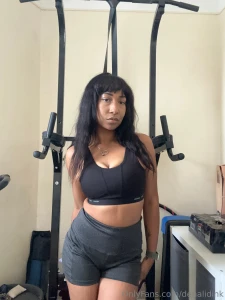 Getting distracted before my workout and flashing my bits tags gym part 11