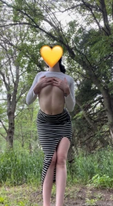 I like the feeling of possibly being seen exposed petite fyp public part 2