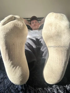 You can literally see the stench coming off of these socks