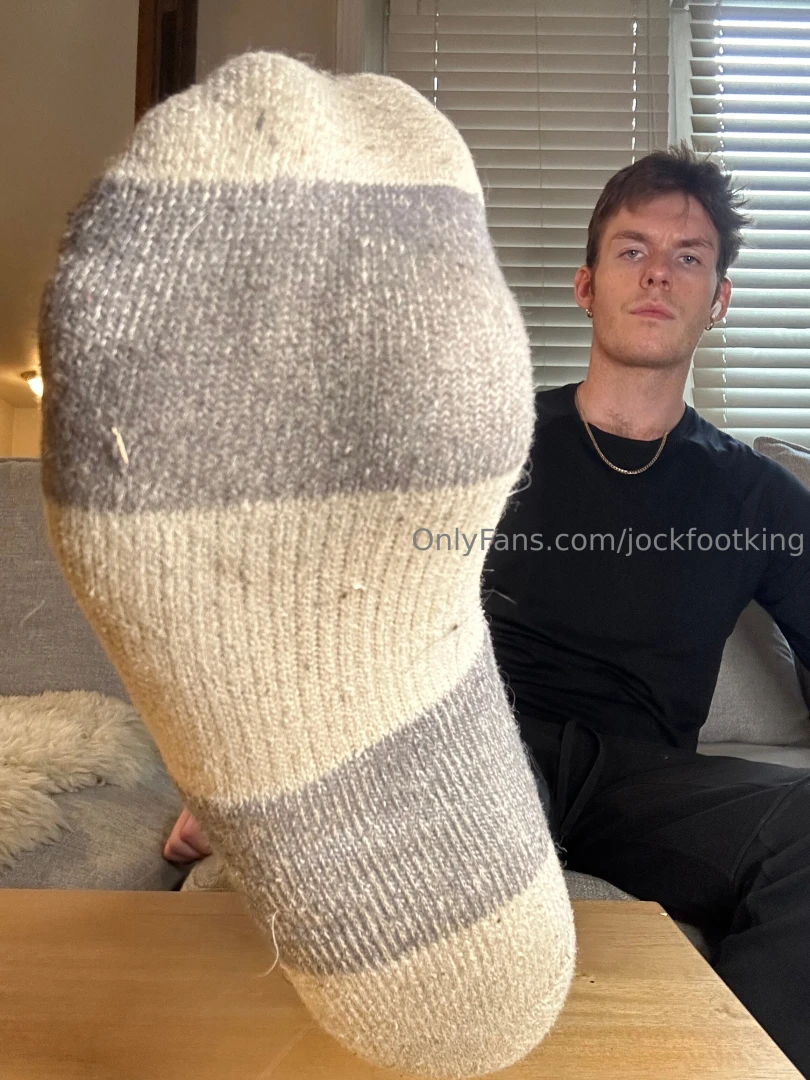 Push your face up against that sweaty socked sole 