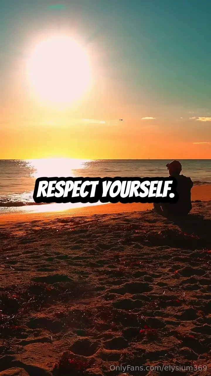 Do not settle for anything this is a representation of who you are 