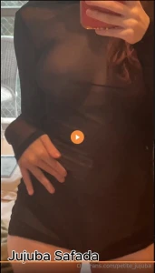 Posted a little video showing off my transparent see-through outfit a