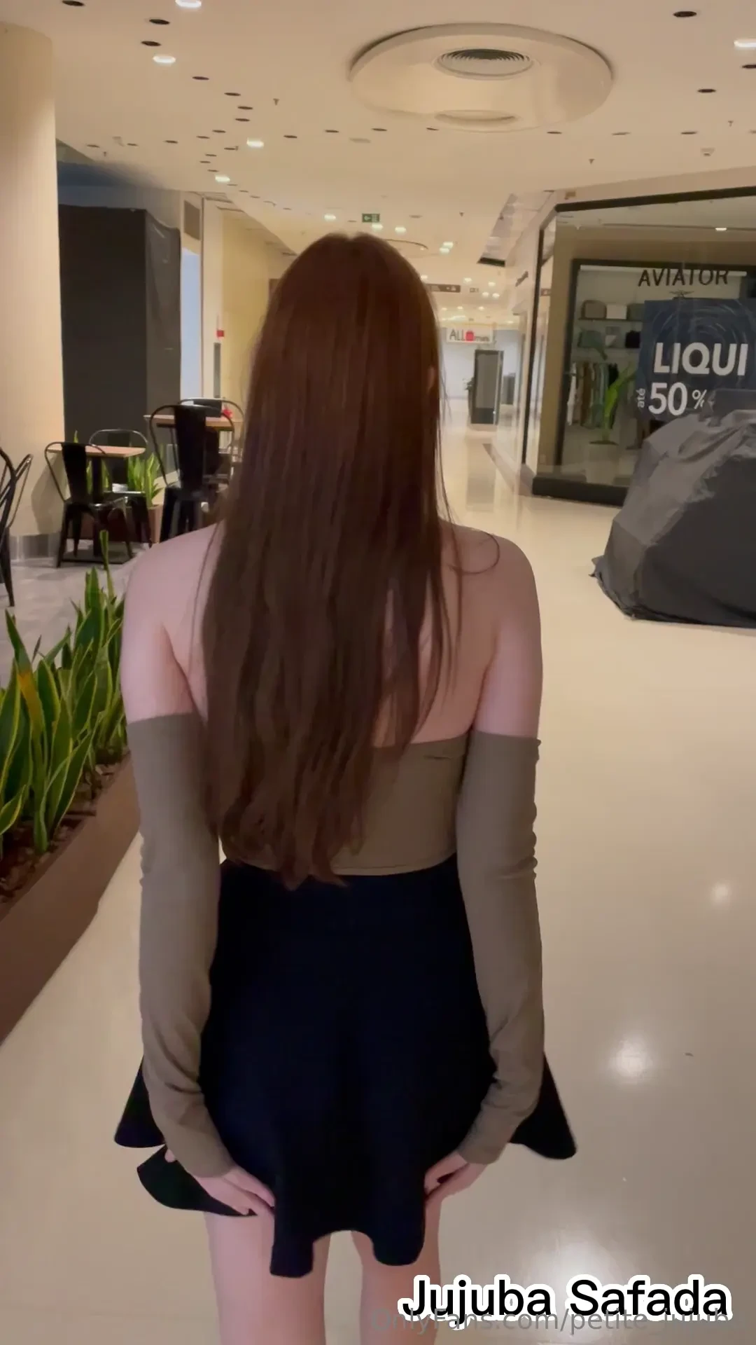 I made an adventure at a shopping mall the security kept following us 