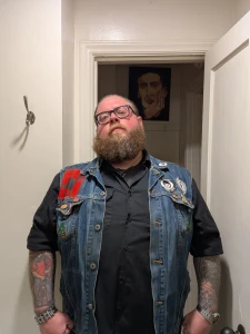 Went out for a night of pinball like my bear statue