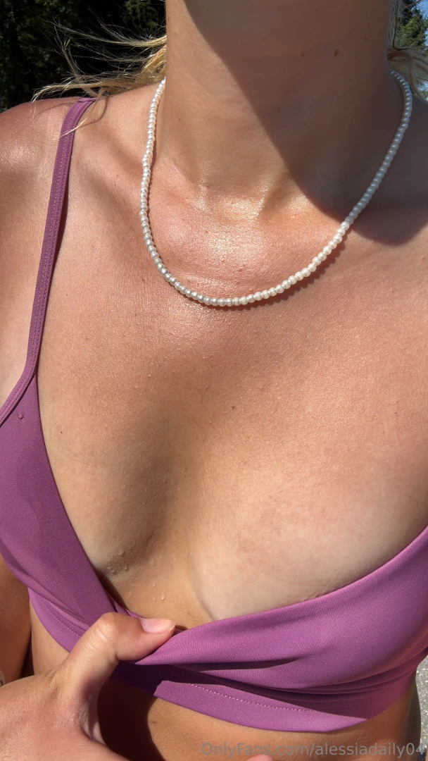 Sun s out skin s glowing and this top s barely hanging on wanna see 