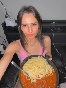 I only made one bowl of spaghetti don t get mad we could just share it part 1
