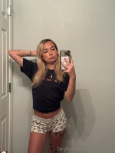 Me in my comfort shirt again bc life is hard and laundry is harder